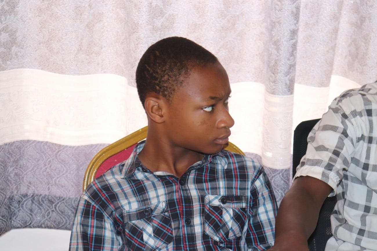 Student during a learning session